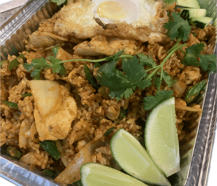 roasted chili fried rice