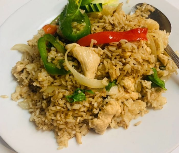 spicy basil fried rice